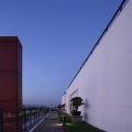 天臺(tái)辦公室過(guò)道效果圖微景觀直線式陽(yáng)臺(tái)區(qū)域