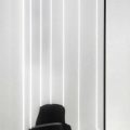 辦公室現(xiàn)代風白色燈帶墻面效果圖