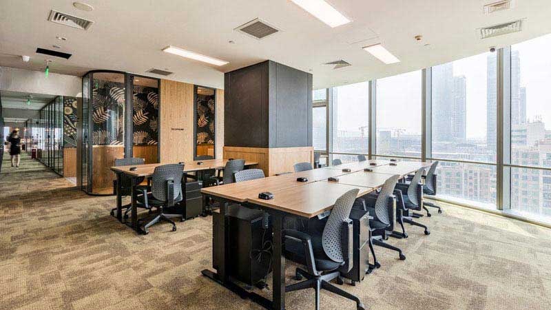 現(xiàn)代工業(yè)風辦公室工作區(qū)