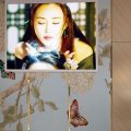 龍崗區(qū)美容院店裝修設計墻面廣告畫