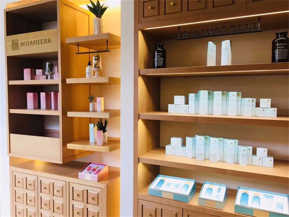 深圳南山工業(yè)風餐飲店裝修設計裝飾展示柜