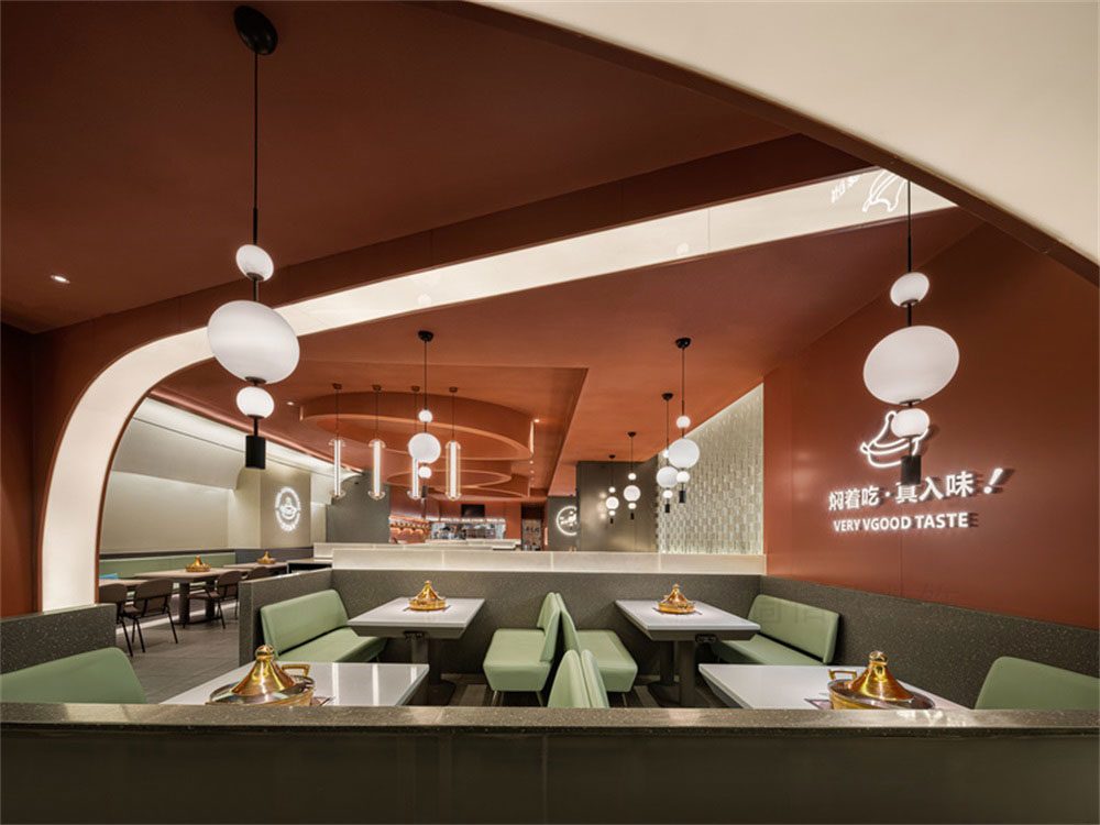 龍崗黃記煌現(xiàn)代風(fēng)格餐飲連鎖店裝修設(shè)計色彩構(gòu)成