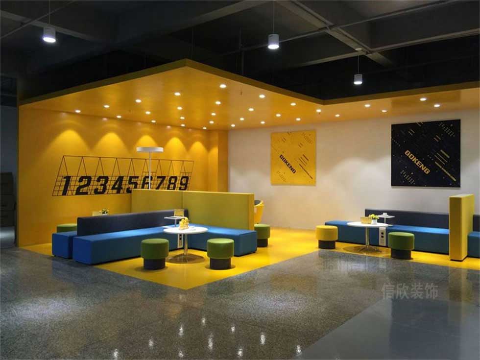 辦公家具展廳休息區(qū)裝修設(shè)計(jì)