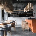 深圳市寶安中心區個性自然風超美國外餐飲店鋪設計廚房