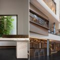 深圳市龍崗區(qū)新中式風(fēng)格餐廳白色開(kāi)闊大廳裝修設(shè)計(jì)