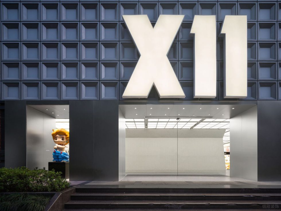 深圳市南山區(qū)后海x11全球旗艦店裝修設(shè)計 門面