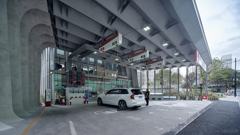深圳市南山區南油中石化加油站 正門