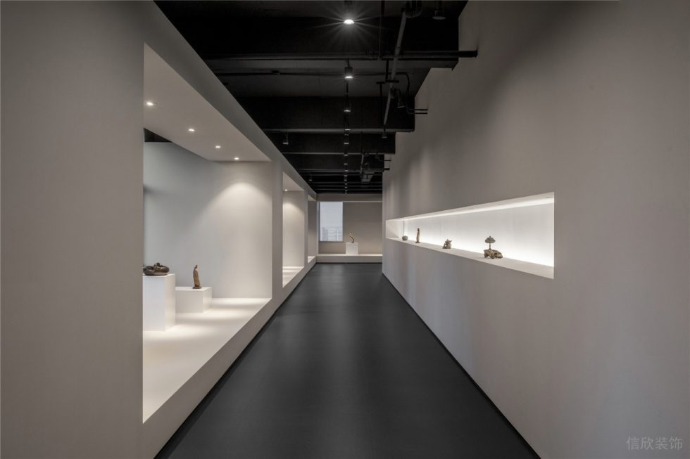 極簡中式混搭風陶瓷藝術品展廳裝修設計 光影效果呈現(xiàn)