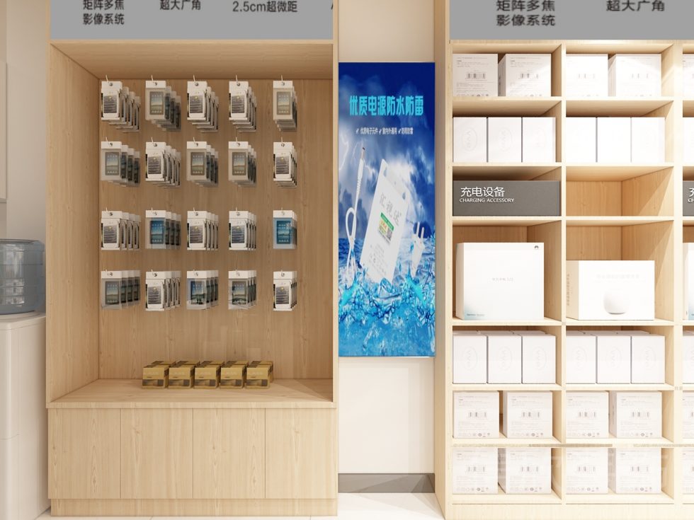 深圳南山西麗手機數(shù)碼店配件柜設(shè)計圖