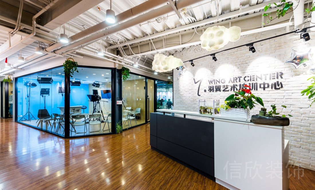 深圳市羅湖區(qū)百貨廣場羽翼培訓(xùn)中心裝修設(shè)計